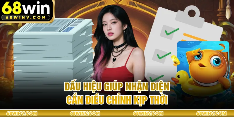 Dấu hiệu giúp nhận diện cần điều chỉnh kịp thời