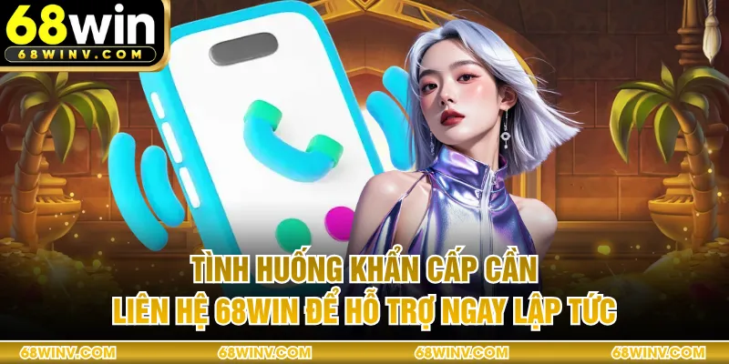 Tình huống khẩn cấp cần liên hệ 68WIN để hỗ trợ ngay lập tức